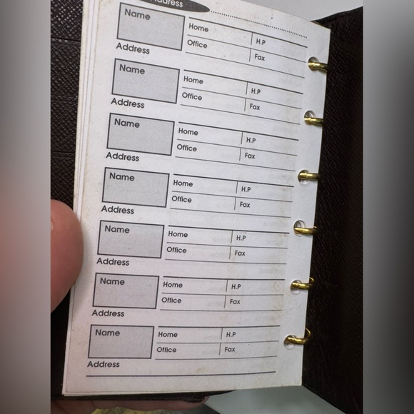 Louis Vuitton agenda cover - Damier Ebene - Picture 7 of 13